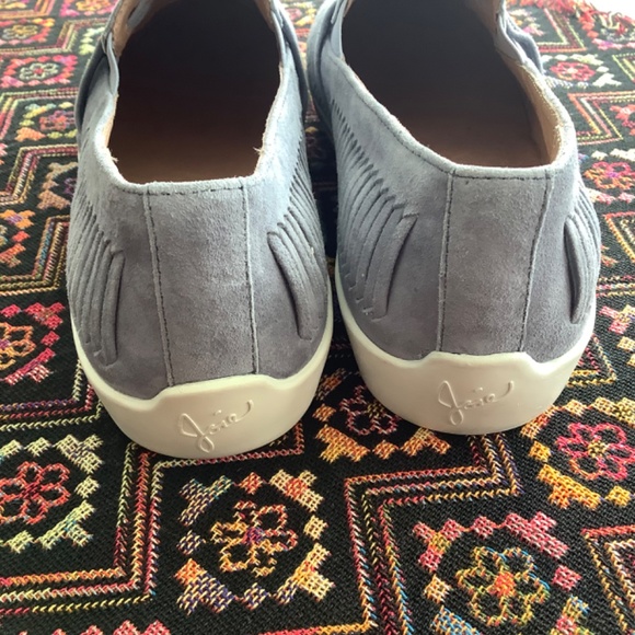 Joie Huxley slip-on suede woven suede leather sneaker 38.5 / 8 - Picture 7 of 8